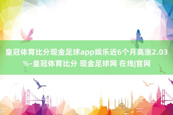 皇冠体育比分现金足球app娱乐近6个月高涨2.03%-皇冠体育比分 现金足球网 在线|官网