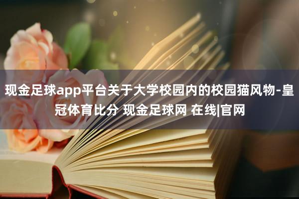 现金足球app平台关于大学校园内的校园猫风物-皇冠体育比分 现金足球网 在线|官网